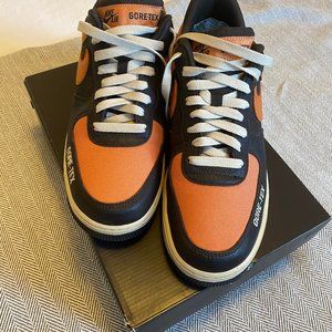 NIKE AIR FORCE 1 GTX GORE-TEX "WATERPROOF"Velvet Brown/Rattan/Hot Curry Mens